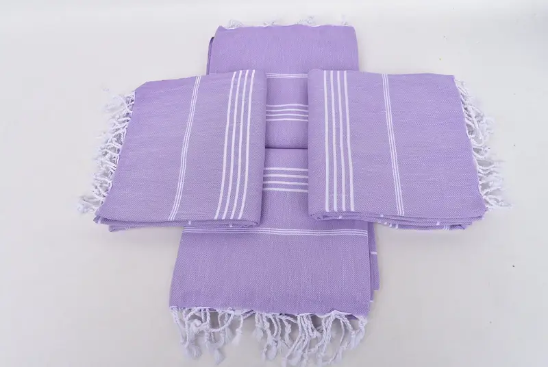 Turkish Bath Towel Set, Peshtemal Towel, Gym Towel, Fouta towel, Quick-dry peshtemal, 70x40 Cotton Striped Towel, Bachelorette Party Favors Beach - 6