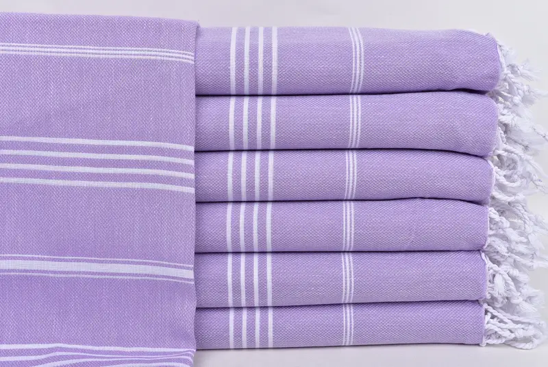 Turkish Bath Towel Set, Peshtemal Towel, Gym Towel, Fouta towel, Quick-dry peshtemal, 70x40 Cotton Striped Towel, Bachelorette Party Favors Beach - 1