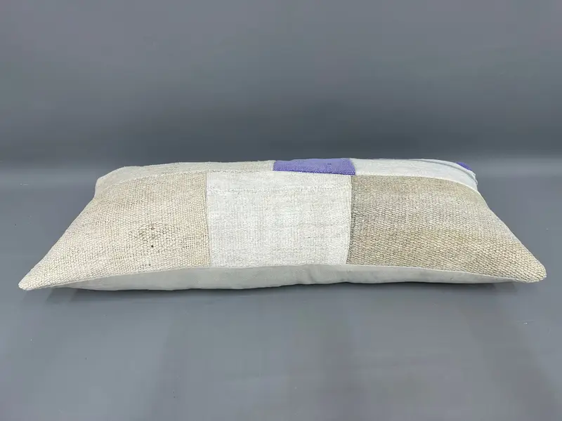 16x36 Beige Cushion Cover, Ottoman Cushion Cover, Pillow, Turkish Kilim Pillow, Ethnic Throw Pillow Cover, Antique Pillows, Gift Pillow - 7