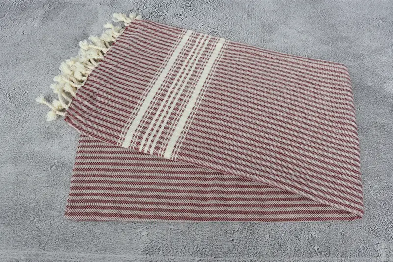 Bridal Shower Gift, Summer Gift, Bridesmaid Proposal Gift, Bachelorette Towel, 68x38 Cotton Striped Towel, Luxury towel, Towel With Name - 6