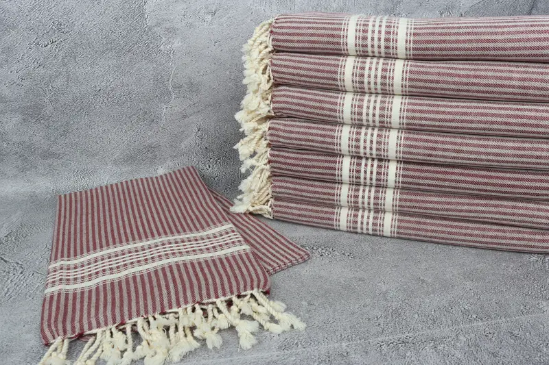 Bridal Shower Gift, Summer Gift, Bridesmaid Proposal Gift, Bachelorette Towel, 68x38 Cotton Striped Towel, Luxury towel, Towel With Name - 2
