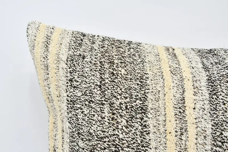 Turkish Pillow, Outdoor Throw Pillow Cover, Patio Pillow, Home Decor Pillow, Kilim Pillow, Cushion Cover, 20x28 White Cushion Case - 2