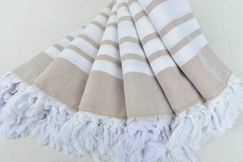 Spa Towel, 68x36 Cotton Chevron Towel, Lightweight towel, Home Decor Gifts, Bachelor Gift, Custom Bath Towel, Bridal Shower Favors, Peshtemal Towel - 4