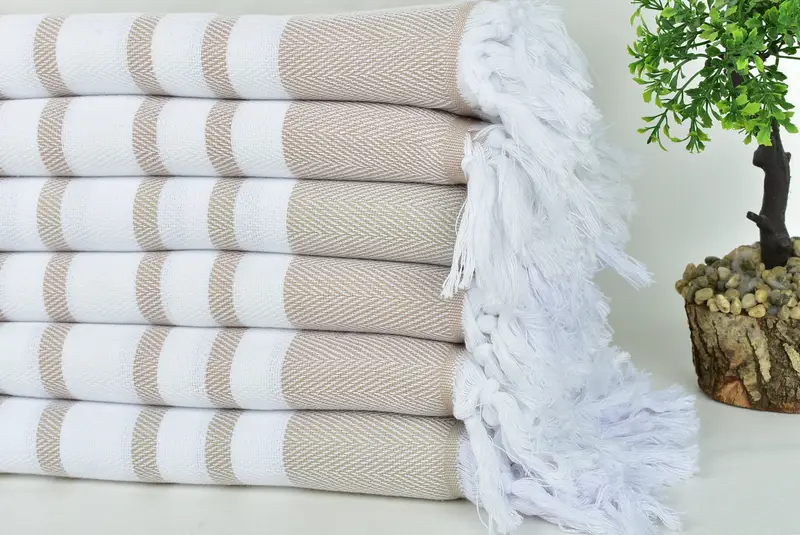 Spa Towel, 68x36 Cotton Chevron Towel, Lightweight towel, Home Decor Gifts, Bachelor Gift, Custom Bath Towel, Bridal Shower Favors, Peshtemal Towel - 3