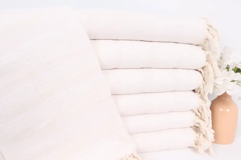 40x18 Cotton Diamond Towel, Summer Gift, Memorial Gift, Monogrammed Hand Towel, Guest Towel, Monogram Towels, Kitchen Towel, Monogram Hand Towel - 1