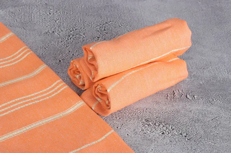 Monogram Hand Towel, Personalized Gift, Employee Gifts, 40x24 Cotton Striped Towel, Halloween Bachelorette Party Favors, Xmas Gifts, Wedding Favors - 8