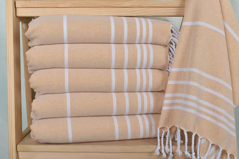 Personalized Dish Towel, Personalized Bridesmaid Gift, 38x18 Cotton Striped Towel, Bathroom Towels, Turkish Tea Towel, Xmas Gifts, Best Wedding Gift - 2