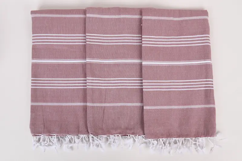 Bridesmaid Gift Towel, Guest Towel, Turkish Beach Towel Bulk, Bridal Shower Favors, Beach Towel Gift, 70x40 Cotton Striped Towel, Personalised Gift - 7