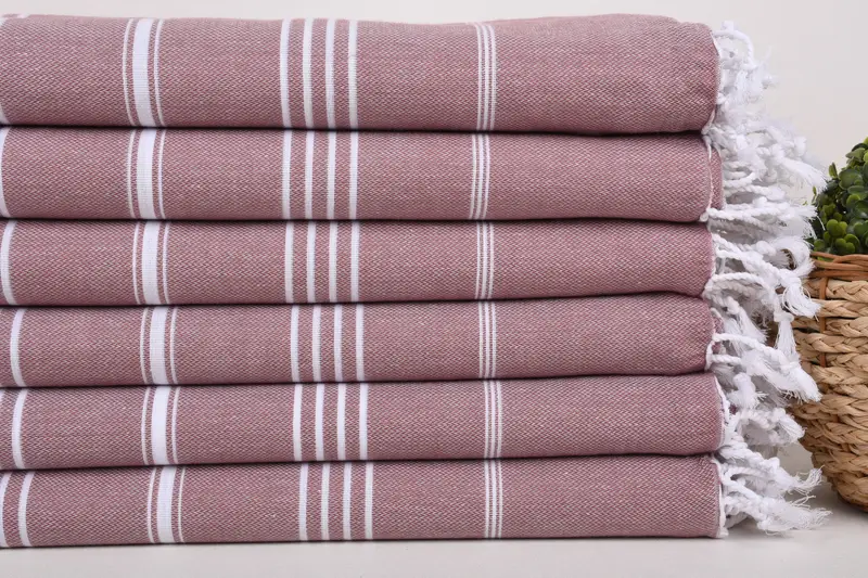 Bridesmaid Gift Towel, Guest Towel, Turkish Beach Towel Bulk, Bridal Shower Favors, Beach Towel Gift, 70x40 Cotton Striped Towel, Personalised Gift - 2