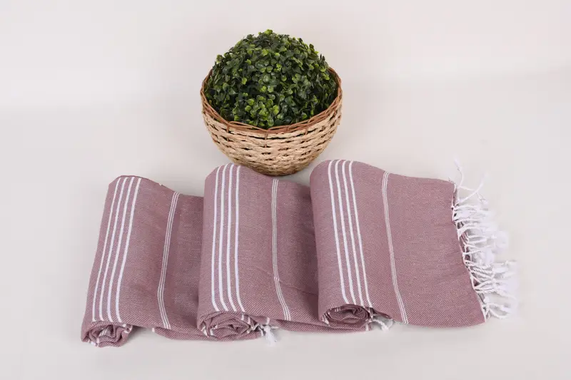 Bridesmaid Gift Towel, Guest Towel, Turkish Beach Towel Bulk, Bridal Shower Favors, Beach Towel Gift, 70x40 Cotton Striped Towel, Personalised Gift - 8