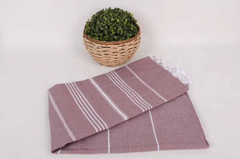 Bridesmaid Gift Towel, Guest Towel, Turkish Beach Towel Bulk, Bridal Shower Favors, Beach Towel Gift, 70x40 Cotton Striped Towel, Personalised Gift - 4