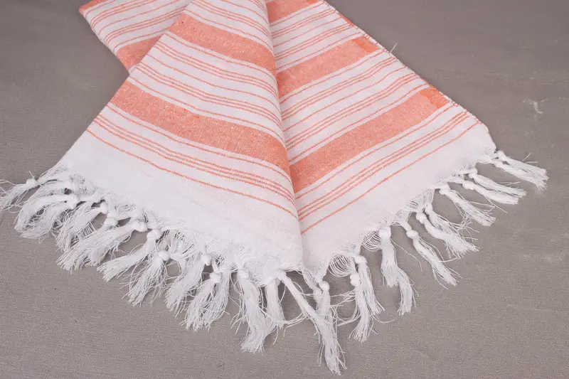 Sand-resistant towel, Absorbent towel, 68x32 Cotton Striped Towel, Best Friend Wedding Gift, Best Friend Gift Ideas, Personalized Bridesmaid Gift - 8
