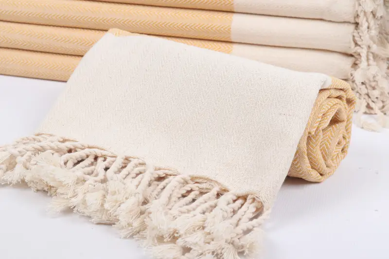 Bride Gift, Personalized Wedding Gift, Bridal Shower Gift, Sand-Resistant Peshtemal, Bridesmaid Gift, Holiday Towel, 68x36 Cotton Palm Design Towel - 4