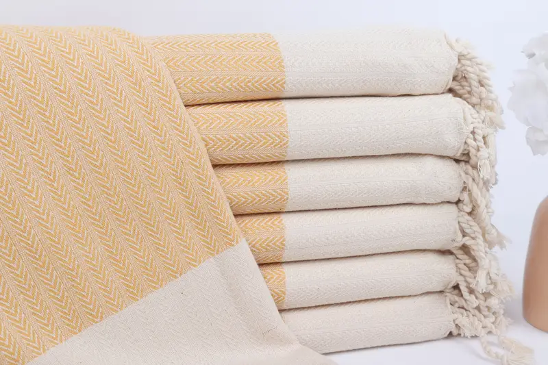 Bride Gift, Personalized Wedding Gift, Bridal Shower Gift, Sand-Resistant Peshtemal, Bridesmaid Gift, Holiday Towel, 68x36 Cotton Palm Design Towel - 1