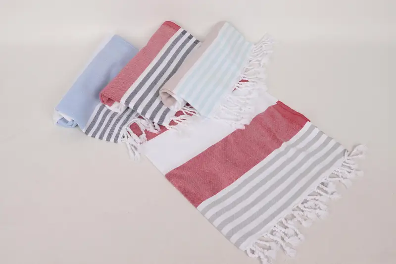 Organic Tea Towel, Kitchen Towel, Custom Wedding Gifts, 40x24 Cotton Striped Towel, Monogram Hand Towel, Personalized Gift, Welcome Wedding Gift - 5