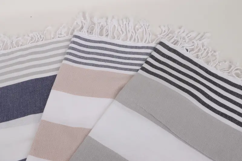 Organic Tea Towel, Kitchen Towel, Custom Wedding Gifts, 40x24 Cotton Striped Towel, Monogram Hand Towel, Personalized Gift, Welcome Wedding Gift - 6