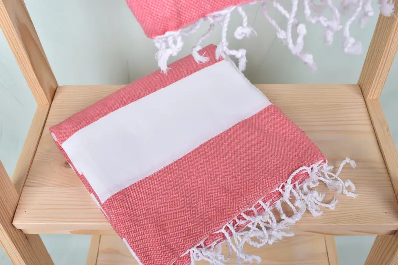 Holiday Towel, Monogrammed Beach Towel, Housewarming Gift, Bachelorette Party Decorations, Gift For Mom, 70x40 Cotton Striped Towel, Wedding Towel - 5