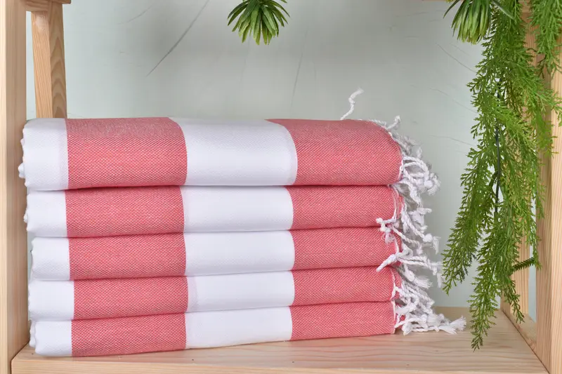 Holiday Towel, Monogrammed Beach Towel, Housewarming Gift, Bachelorette Party Decorations, Gift For Mom, 70x40 Cotton Striped Towel, Wedding Towel - 2