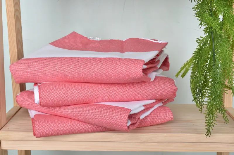 Holiday Towel, Monogrammed Beach Towel, Housewarming Gift, Bachelorette Party Decorations, Gift For Mom, 70x40 Cotton Striped Towel, Wedding Towel - 7