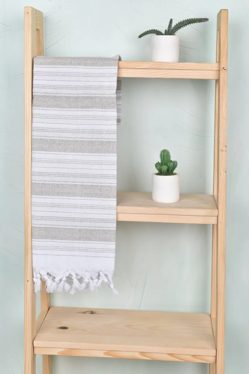 Turkish hand towel, Turkish towel bulk order for wedding gifts, Custom Wedding Gift, 68x32 Cotton Striped Towel, Embroidery Towels, Bridesmaid Gifts - 8