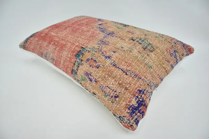 16x24 Red Pillow, Turkish Rugs Pillow Case, Vintage Kilim Pillow, Pillow Sham, Turkish Rugs Pillow Cover, Kilim Pillow, Interior Designer Pillow - 6