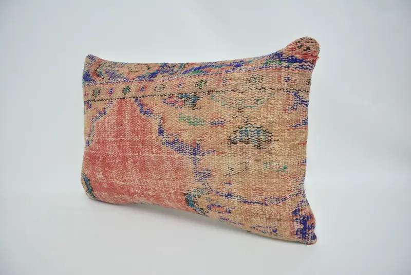 16x24 Red Pillow, Turkish Rugs Pillow Case, Vintage Kilim Pillow, Pillow Sham, Turkish Rugs Pillow Cover, Kilim Pillow, Interior Designer Pillow - 4