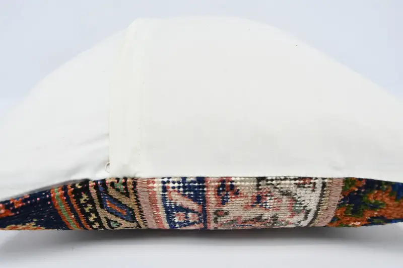 One Of A Kind Pillow Case, Pillow for Couch, Vintage Kilim Pillow, Tribal Cushion, 20x28 Orange Pillow Sham, Handmade Kilim Cushion, Pillow - 6