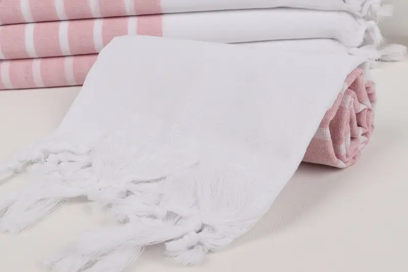 Monogram Turkish Towel, Bridal Shower Gifts, Bachelorette Party Gifts, Custom Turkish Towel, 70x40 Cotton Striped Towel, Bridesmaid Gift Towel - 4