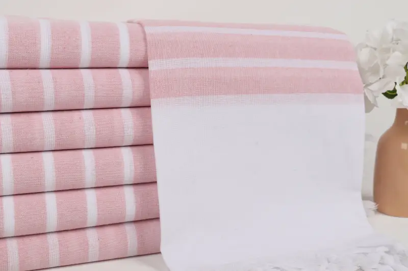 Monogram Turkish Towel, Bridal Shower Gifts, Bachelorette Party Gifts, Custom Turkish Towel, 70x40 Cotton Striped Towel, Bridesmaid Gift Towel - 2