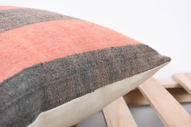 Boho Pillow, Pillow, Turkish Pillow, Kilim Cushion Sham, Traditional Cushion Cover, Personalized Gift Pillow Cushion Case, 16x16 Pink Pillow Case - 7