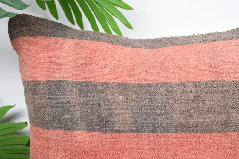 Boho Pillow, Pillow, Turkish Pillow, Kilim Cushion Sham, Traditional Cushion Cover, Personalized Gift Pillow Cushion Case, 16x16 Pink Pillow Case - 2