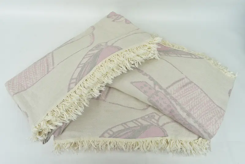 Christmas Tablecloth, 96x80 Cotton Make-Up Patterned Towel, Anniversary Gift For Her, Personalized Blanket, Woven Throw Blanket, Boho Throw Blankets - 8