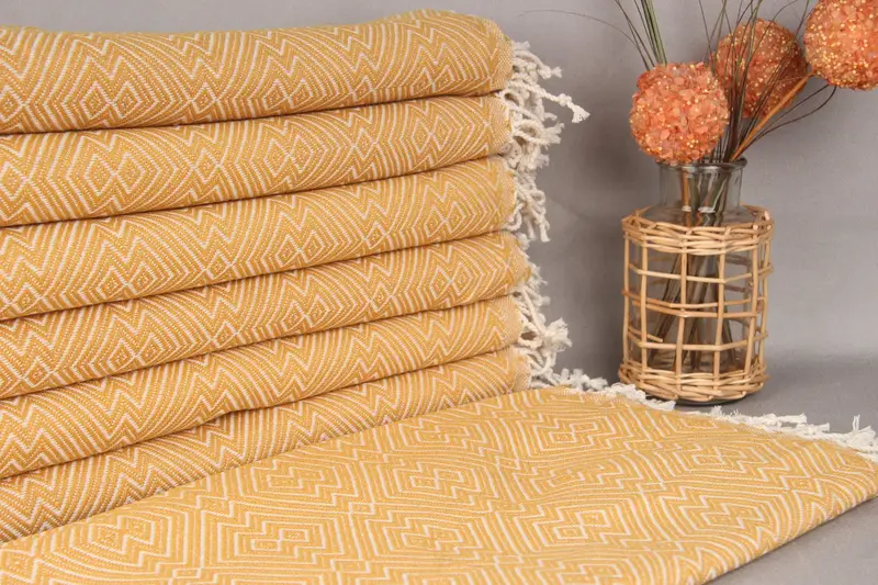 Anniversary Gift For Her, Absorbent towel, 76x40 Cotton Diamond Towel, Holiday Towel, Sand-resistant towel, Gift For Her, Girl Trip Party Favor - 1