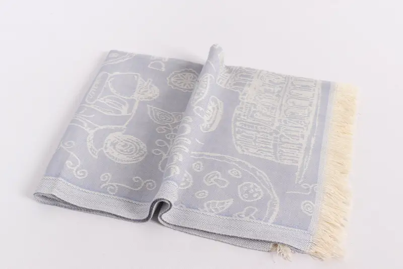 Kitchen Towel, Travel Towel, Wedding Gift, Summer Gift, Bachelorette Party Favors, Turkish Hand Towel, 28x20 Cotton Italian Symbols Design Towel - 7