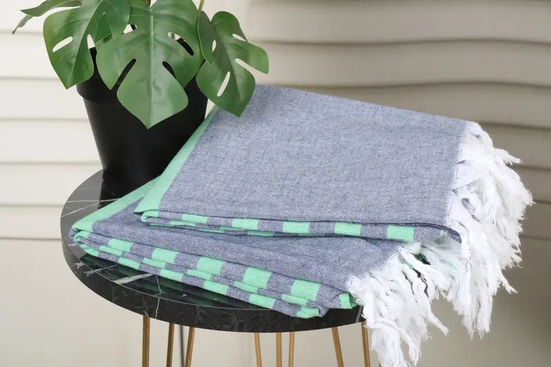 Valentines Day Gift, Holiday Towel, Gift For Her, Personalized Wedding Gift, Spa Gift Towel, 70x36 Cotton Striped Towel, Custom Beach Towel - 3