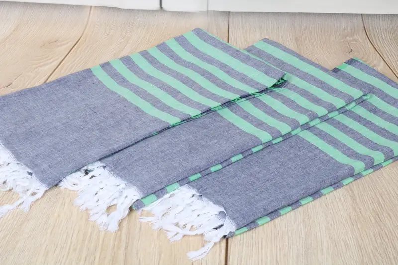 Valentines Day Gift, Holiday Towel, Gift For Her, Personalized Wedding Gift, Spa Gift Towel, 70x36 Cotton Striped Towel, Custom Beach Towel - 6