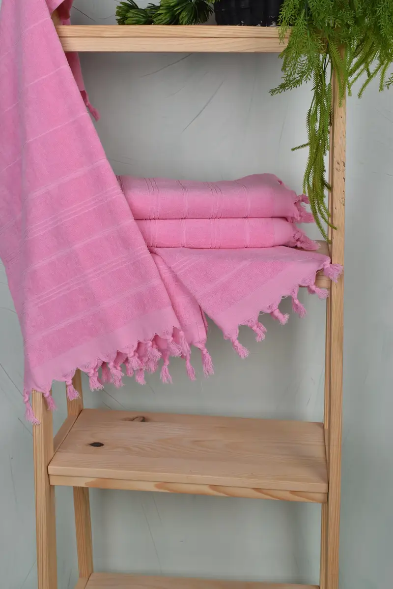 40x18 Cotton Striped Terry Towel, Gift For Boyfriend, Custom Name Towel, Monogram Hand Towel, Turkish Tea Towel, Turkish Towel Hand Towel, Spa Towel - 6
