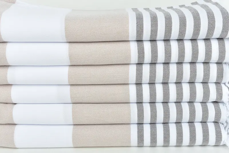 70x40 Cotton Striped Towel, Gift For Her, Custom Gifts, Spa Towel, Custom Towel, Monogram Turkish Towel, Organic cotton Turkish peshtemal towel - 2