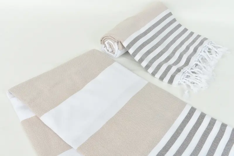 70x40 Cotton Striped Towel, Gift For Her, Custom Gifts, Spa Towel, Custom Towel, Monogram Turkish Towel, Organic cotton Turkish peshtemal towel - 7
