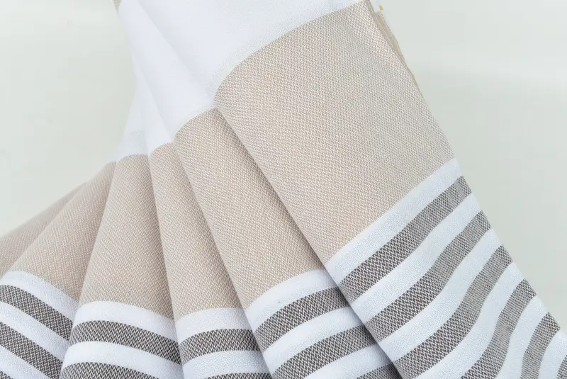 70x40 Cotton Striped Towel, Gift For Her, Custom Gifts, Spa Towel, Custom Towel, Monogram Turkish Towel, Organic cotton Turkish peshtemal towel - 5