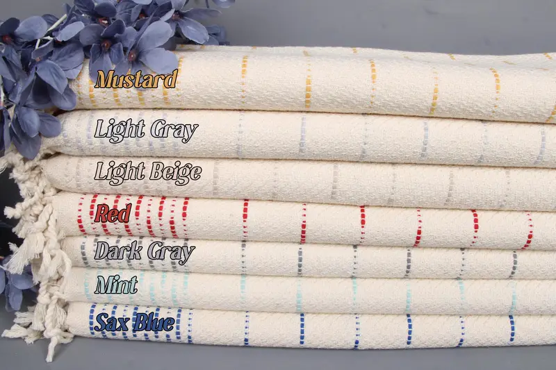 Striped Design Tea Towel Cotton Organic/Recycled, 18x36