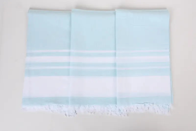 Large Turkish Towel, Family Gift Basket, Monogrammed Beach Towel, Travel towel, 68x36 Cotton Striped Towel, Custom Wedding Towel, House Warming Gift - 7
