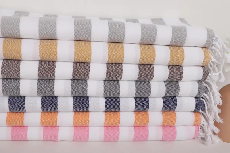 Handmade Gift, 44x20 Cotton Striped Towel, Custom Name Towel, Turkish Towel Hand Towel, Maid Of Honor Gift, Personalized Dish Towel, Kitchen Towel - 2