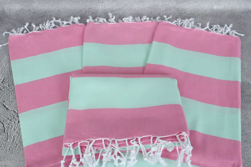 Lightweight Turkish towel, 70x40 Cotton Striped Towel, Custom Wedding Gift, Wedding Towel, Holiday Towel, Bridesmaid Gifts, Valentines Day Gift Idea - 4