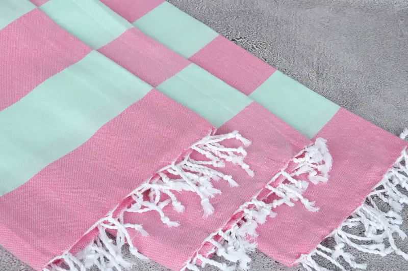 Lightweight Turkish towel, 70x40 Cotton Striped Towel, Custom Wedding Gift, Wedding Towel, Holiday Towel, Bridesmaid Gifts, Valentines Day Gift Idea - 5