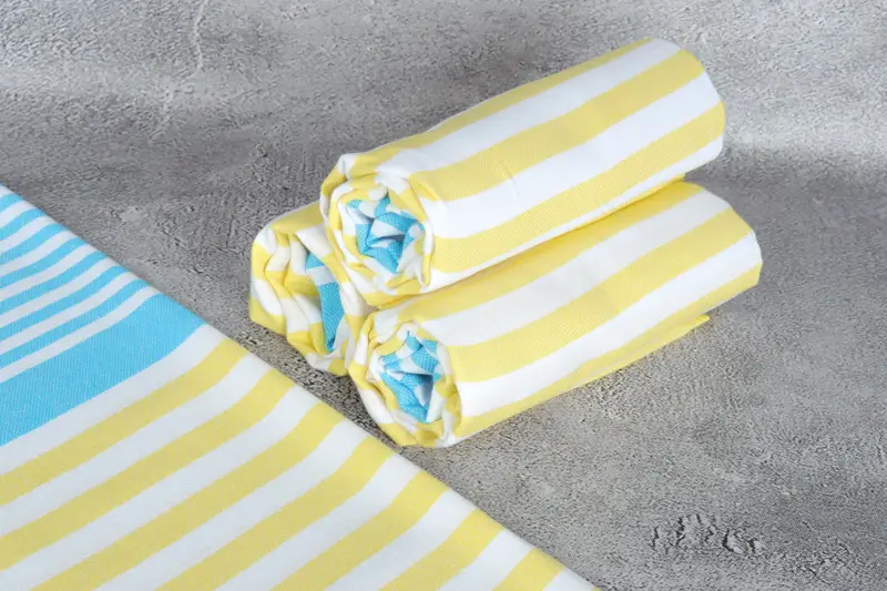 Family Gift, 68x36 Cotton Striped Towel, Large Turkish Towel, Custom Wedding Gifts, Authentic Turkish hammam peshtemal, Monogram Turkish Towel - 8