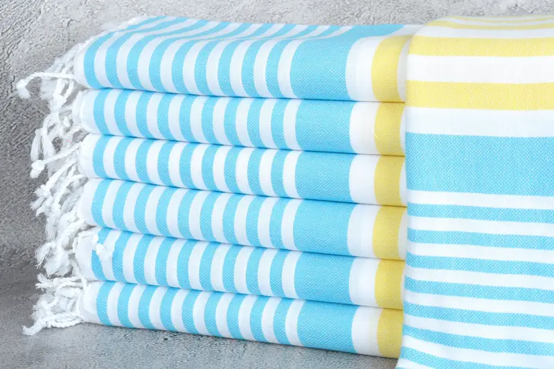 Family Gift, 68x36 Cotton Striped Towel, Large Turkish Towel, Custom Wedding Gifts, Authentic Turkish hammam peshtemal, Monogram Turkish Towel - 1