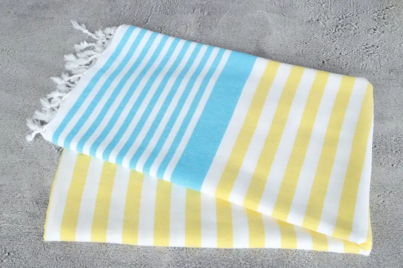 Family Gift, 68x36 Cotton Striped Towel, Large Turkish Towel, Custom Wedding Gifts, Authentic Turkish hammam peshtemal, Monogram Turkish Towel - 6