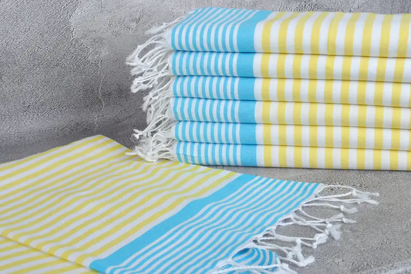 Handmade Gift, Guest Towel, Wedding For Favor, Custom Wedding Gifts, 40x24 Cotton Striped Towel, Turkish Tea Towel, Wedding Gift, Personalized Gift - 2