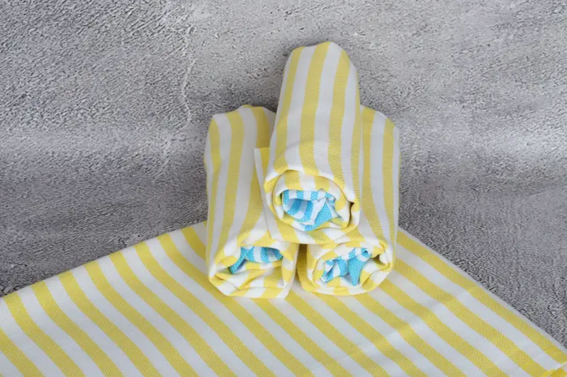 Handmade Gift, Guest Towel, Wedding For Favor, Custom Wedding Gifts, 40x24 Cotton Striped Towel, Turkish Tea Towel, Wedding Gift, Personalized Gift - 7